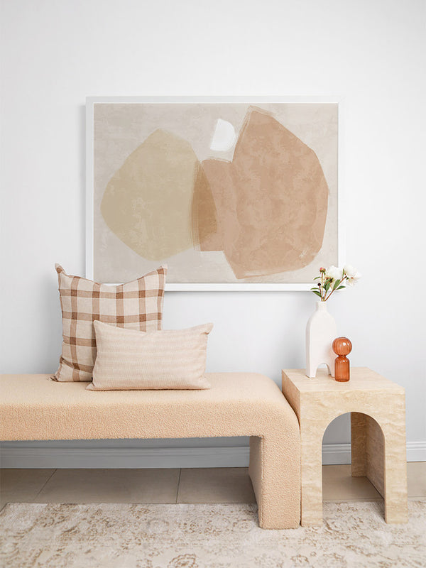 Balanced Blush Framed Art Print | Lifestyle