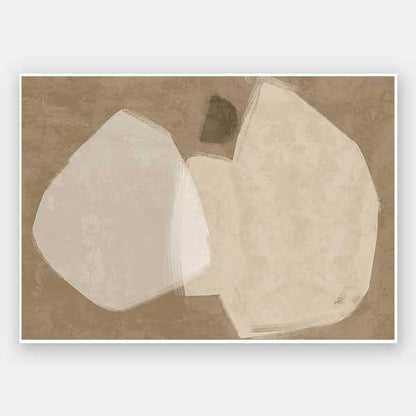 Balanced Brown Unframed Art Print