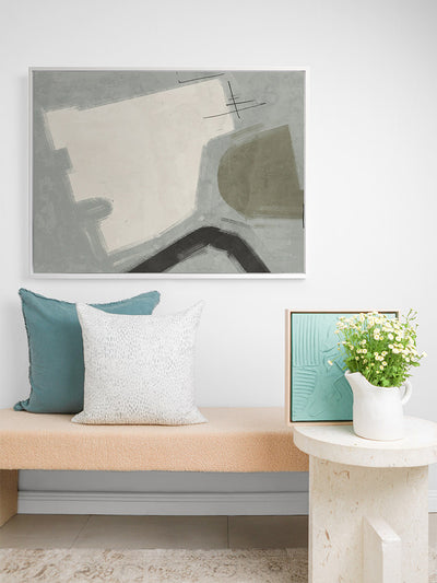 Open-Minded Sage Green Canvas Art Print | Lifestyle