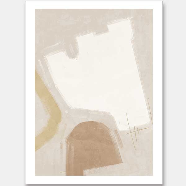 Open-Minded Neutral Unframed Art Print