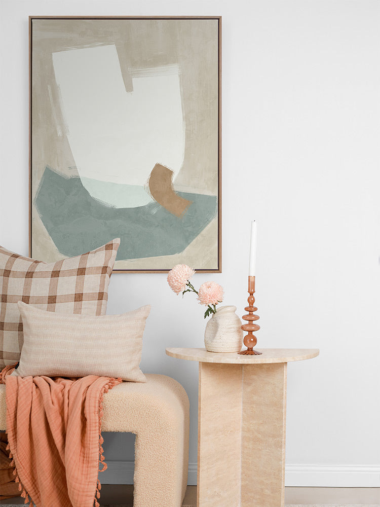 Laid-Back Light Sage Canvas Art Print | Lifestyle