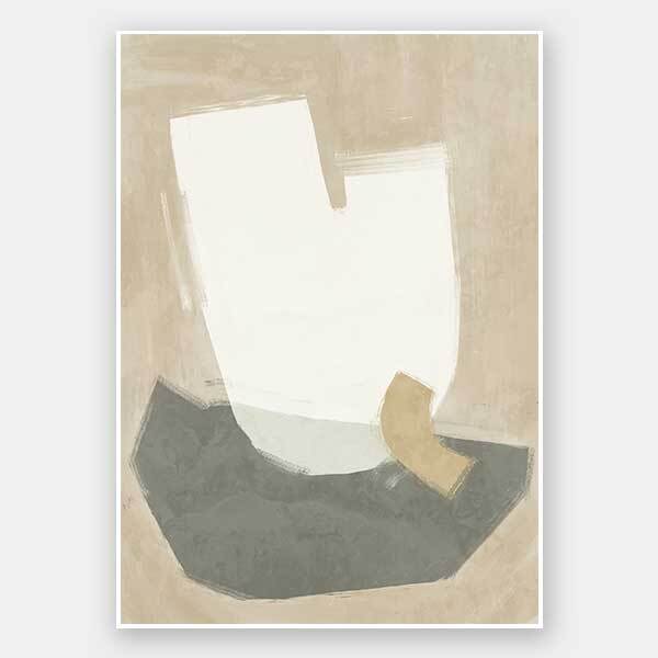 Laid-Back Neutral Unframed Art Print