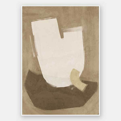 Laid-Back Brown Unframed Art Print