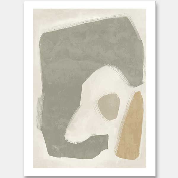 Easy Does It Sage Green Unframed Art Print