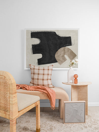 Amity Black Framed Art Print | Lifestyle