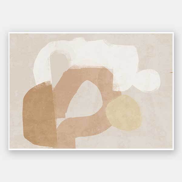 At Ease Neutral Unframed Art Print