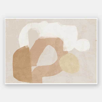 At Ease Neutral Unframed Art Print