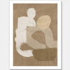 At Ease Brown Unframed Art Print
