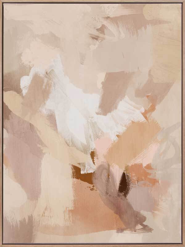 Untroubled  - Oak Box Frame Canvas - 90x120 - Dual Strung - LS