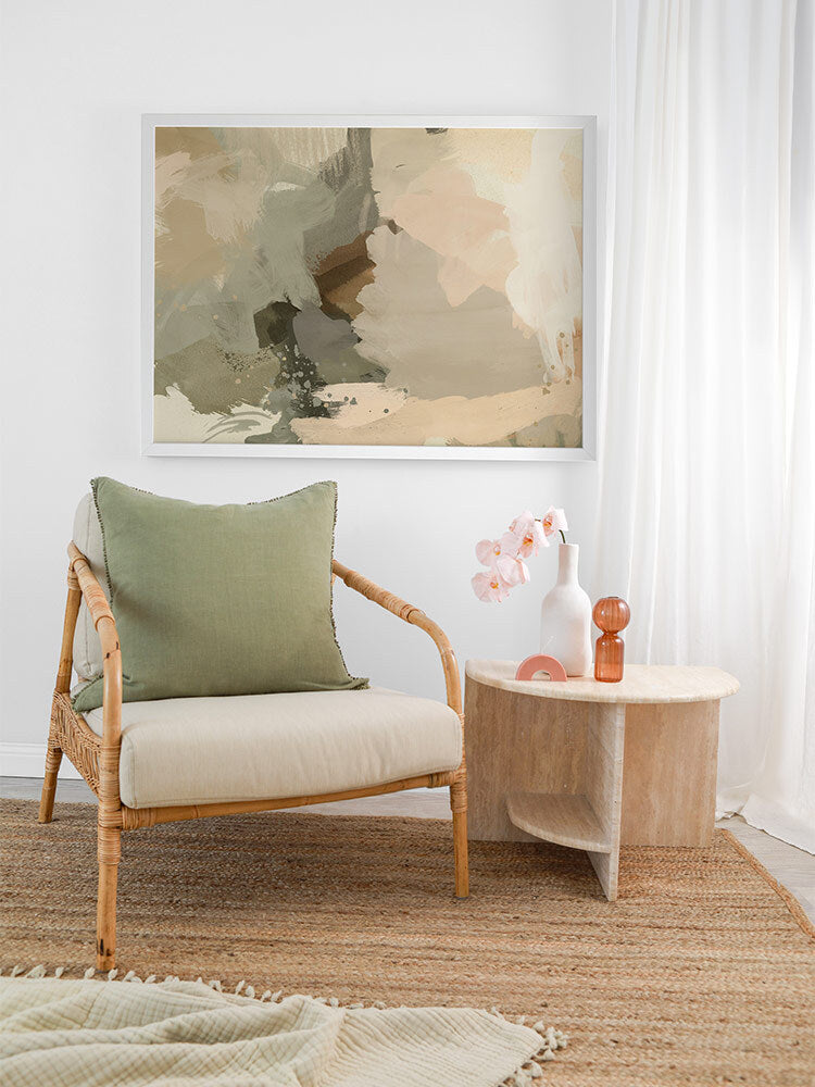 Calm Creation Framed Art Print | Lifestyle