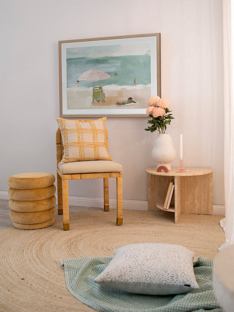 Don't Worry, Be Happy Framed Art Print | Lifestyle