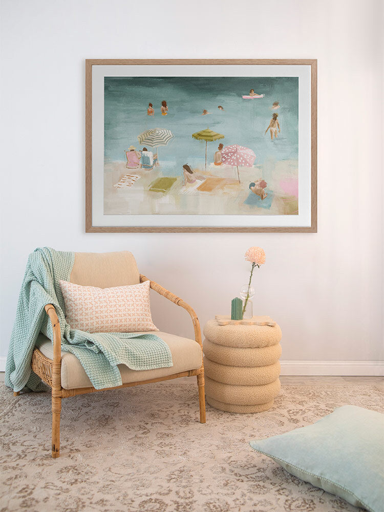 Vacation Mood Framed Art Print | Lifestyle