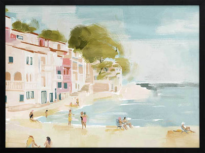 A Weekend In Cassis Framed Art Print