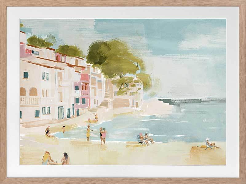 A Weekend In Cassis Framed Art Print