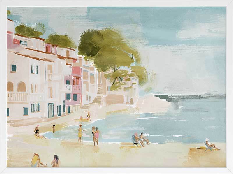 A Weekend In Cassis Framed Art Print