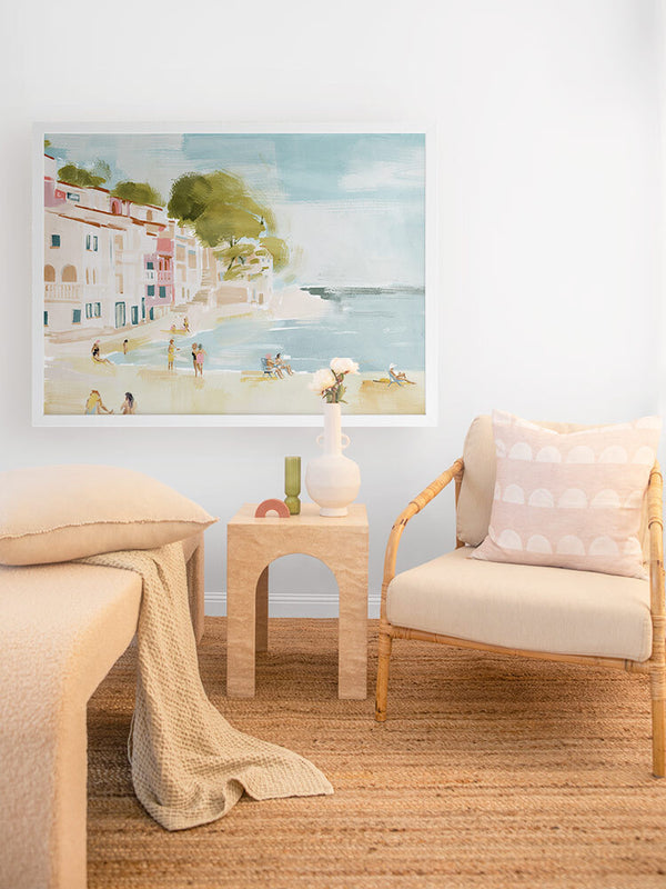 A Weekend In Cassis Framed Art Print | Lifestyle