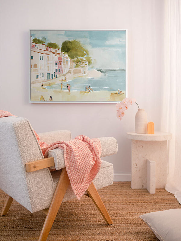 A Weekend In Cassis Canvas Art Print | Lifestyle