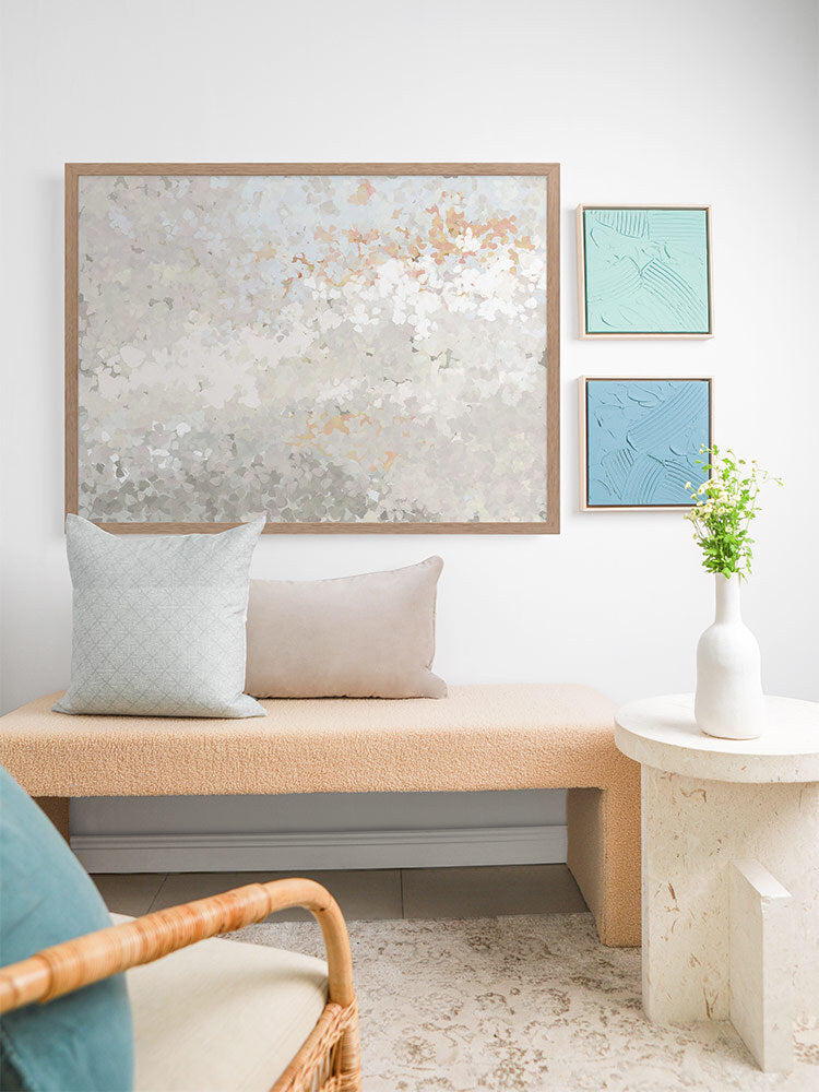 Glitter Glow I Framed Art Print | Lifestyle