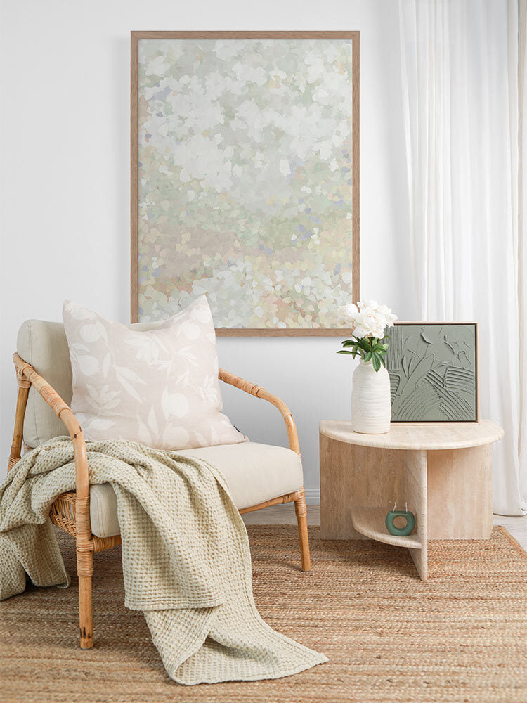 Glitter Glow II Framed Art Print | Lifestyle