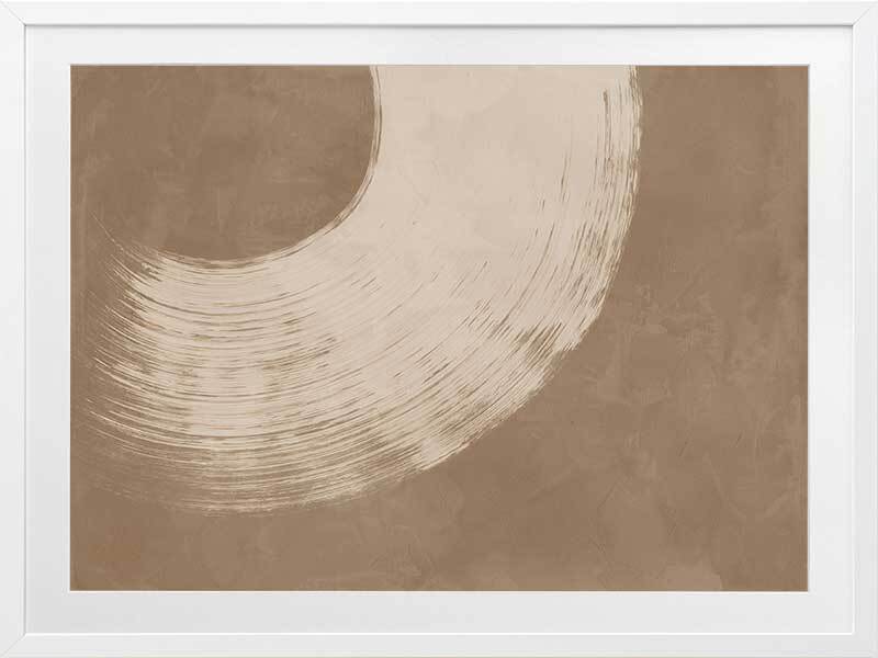 Imperfect Beauty Brown II Framed Art Print