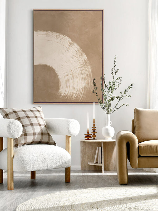 Imperfect Beauty Brown II Canvas Art Print  | Lifestyle
