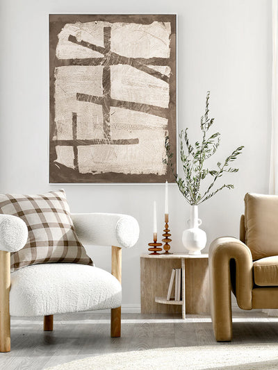 The Strength of Natural Beauty Brown I Canvas Art Print  | Lifestyle