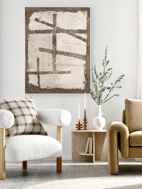 The Strength of Natural Beauty Brown I Canvas Art Print  | Lifestyle