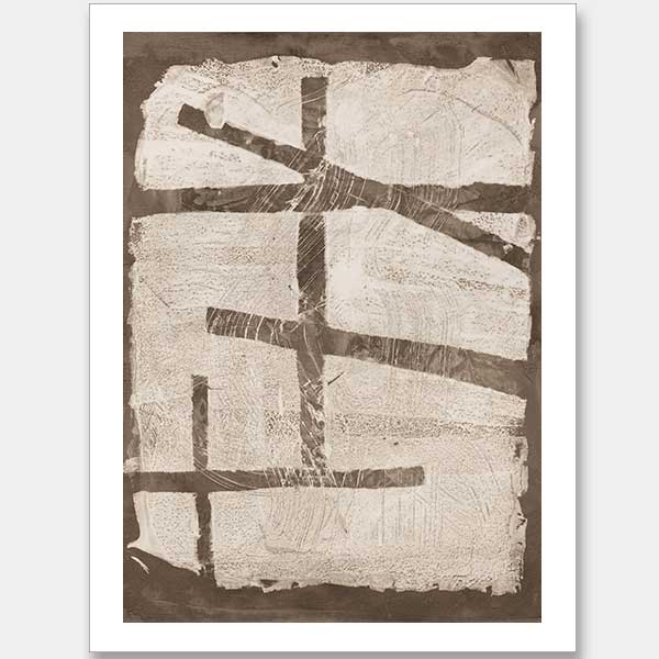 The Strength of Natural Beauty Brown I Unframed Art Print
