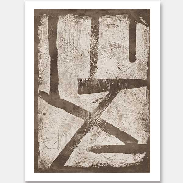 The Strength of Natural Beauty Brown II Unframed Art Print
