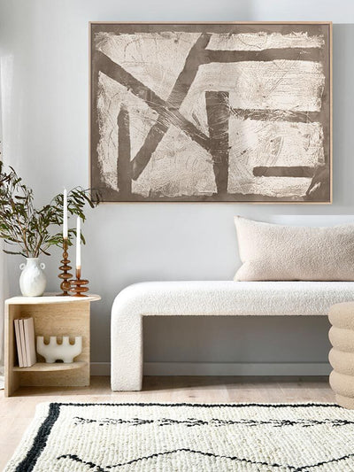 The Strength of Natural Beauty Brown II Canvas Art Print  | Lifestyle