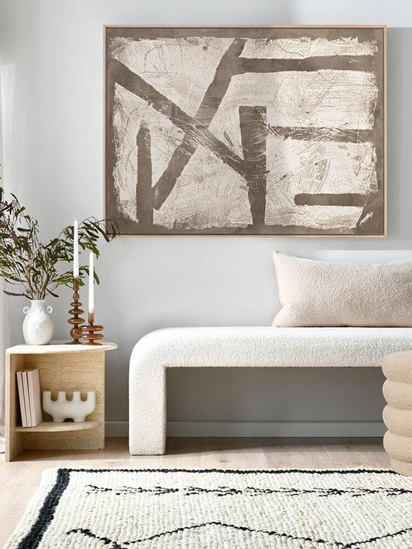 The Strength of Natural Beauty Brown II Canvas Art Print  | Lifestyle