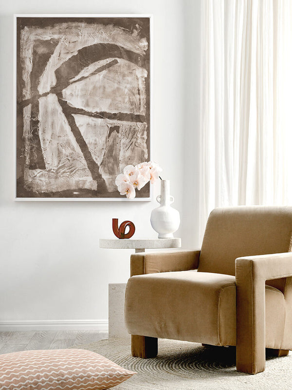 The Strength of Natural Beauty Brown III Canvas Art Print  | Lifestyle