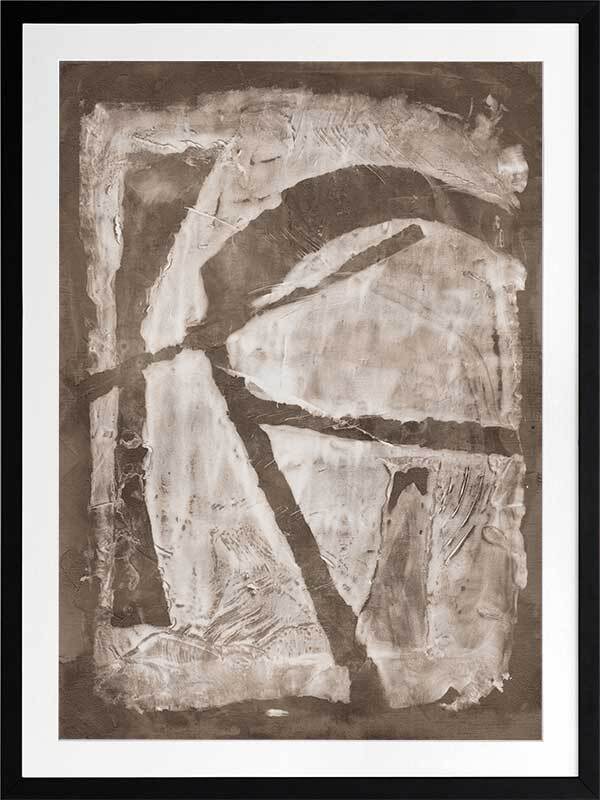 The Strength of Natural Beauty Brown III Framed Art Print