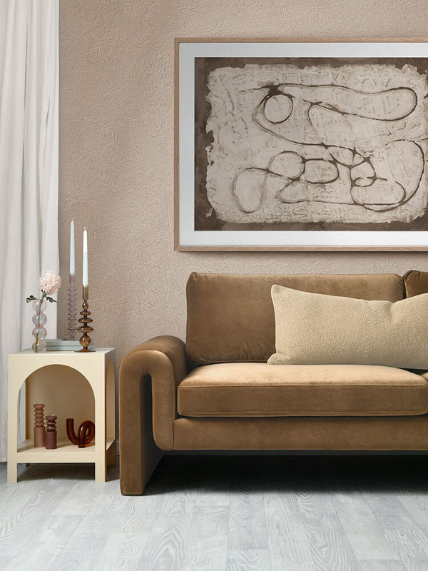 The Dignity of Time Brown I Framed Art Print | Lifestyle