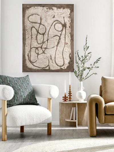 The Dignity of Time Brown II Canvas Art Print  | Lifestyle