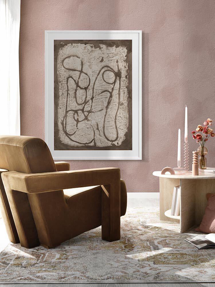The Dignity of Time Brown II Framed Art Print | Lifestyle