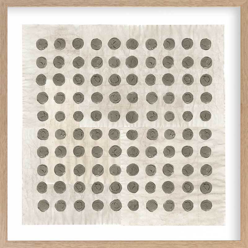 The Simplicity of Functionality Khaki Green I Framed Art Print