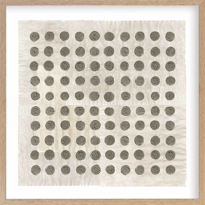 The Simplicity of Functionality Khaki Green I & II - Frame Oak - No Mat - 84x84 - Set of 2