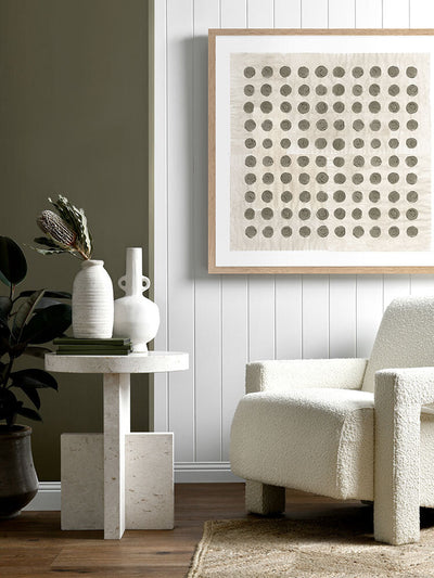 The Simplicity of Functionality Khaki Green I Framed Art Print | Lifestyle