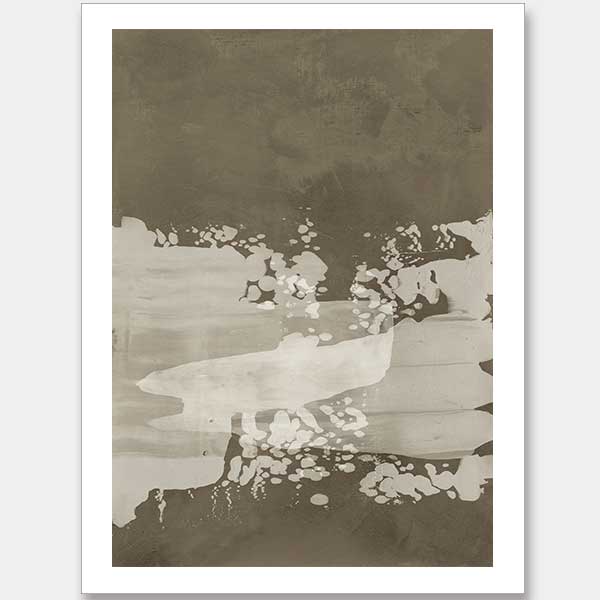 The Poetry of the Imperfect Khaki Green II Unframed Art Print