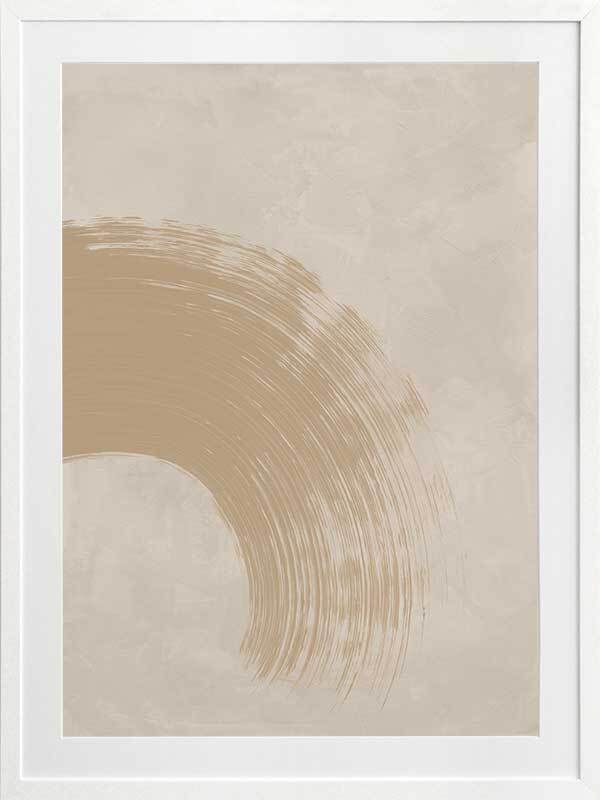 Imperfect Beauty Neutral II Framed Art Print