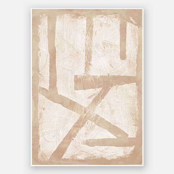 The Strength of Natural Beauty Beige II Unframed Art Print