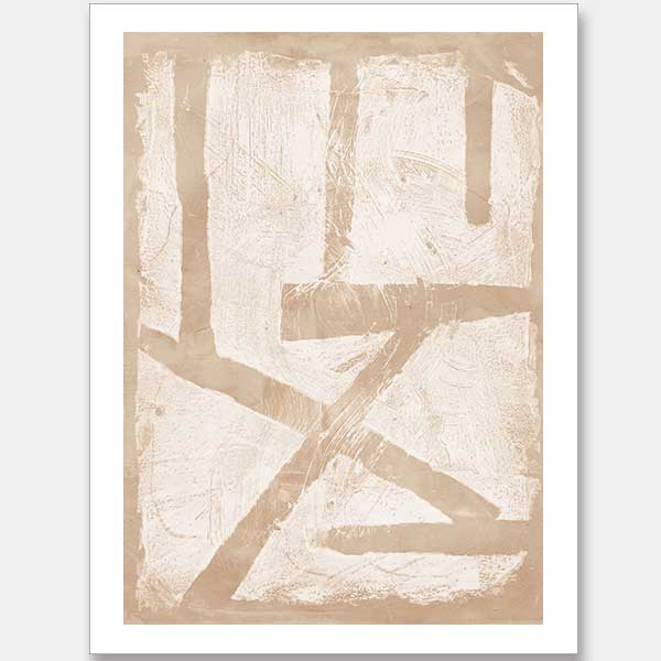 The Strength of Natural Beauty Beige II Unframed Art Print