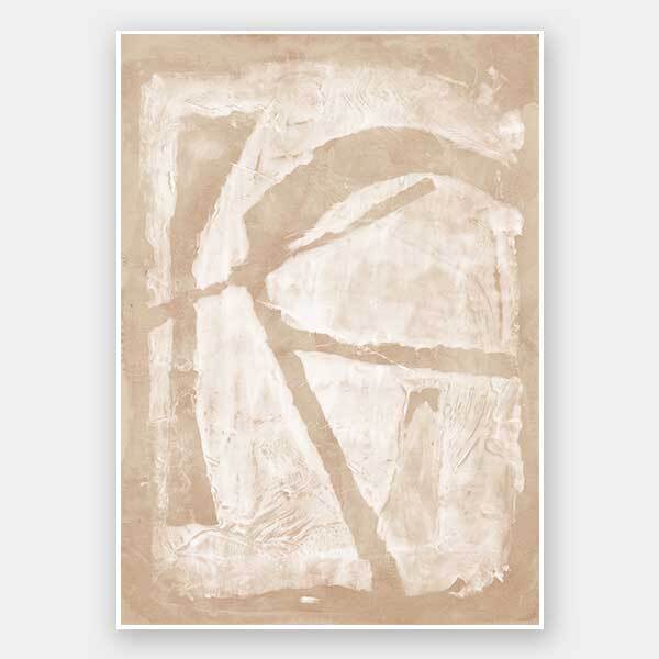 The Strength of Natural Beauty Beige III Unframed Art Print