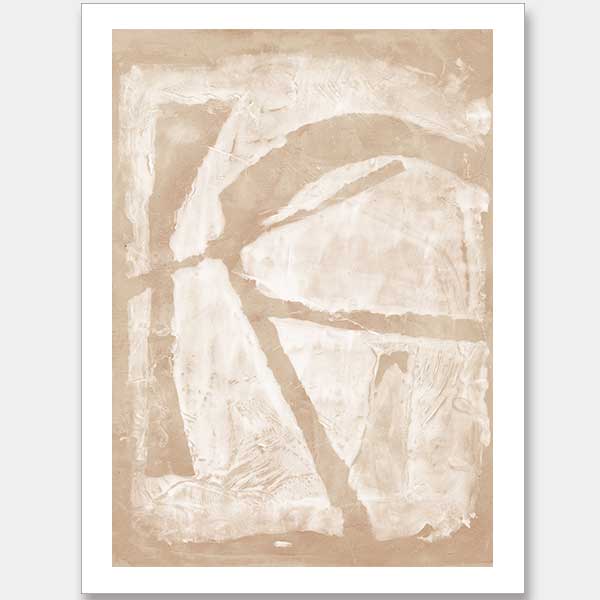 The Strength of Natural Beauty Beige III Unframed Art Print