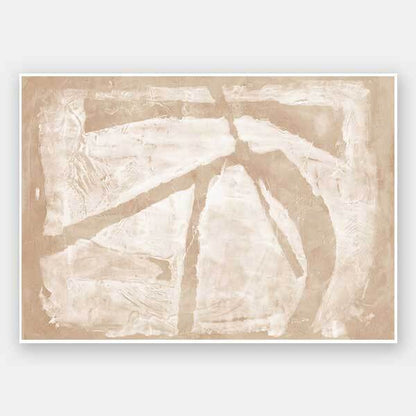 The Strength of Natural Beauty Beige III Unframed Art Print