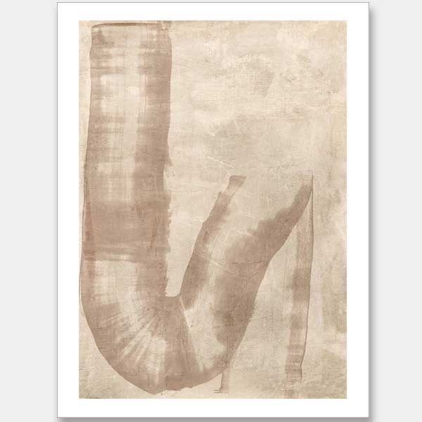 The Mystery of the Unseen Beige Unframed Art Print