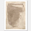 The Calm of Simplicity Beige Unframed Art Print