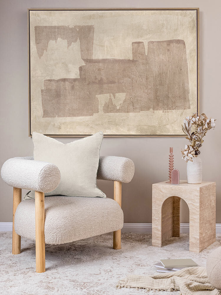 The Grace of Aging Beige II Canvas Art Print  | Lifestyle