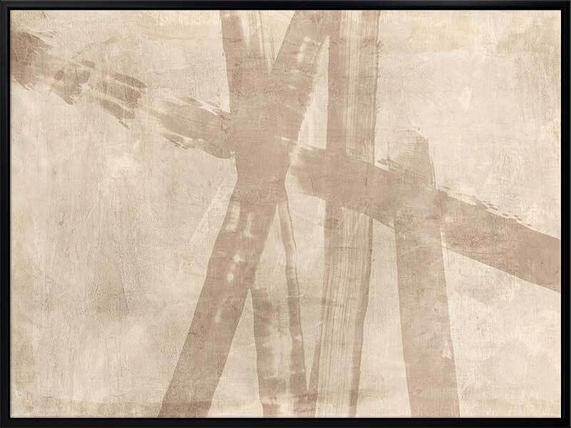 Rustic Charm Beige II Canvas Art Print 